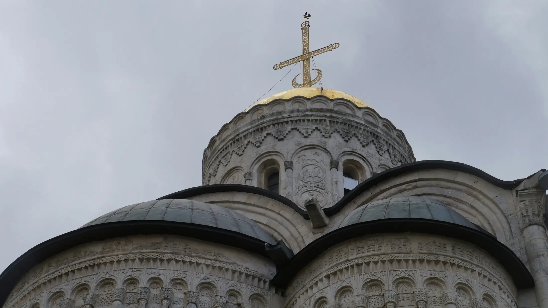 Ancient monastery library with warm light